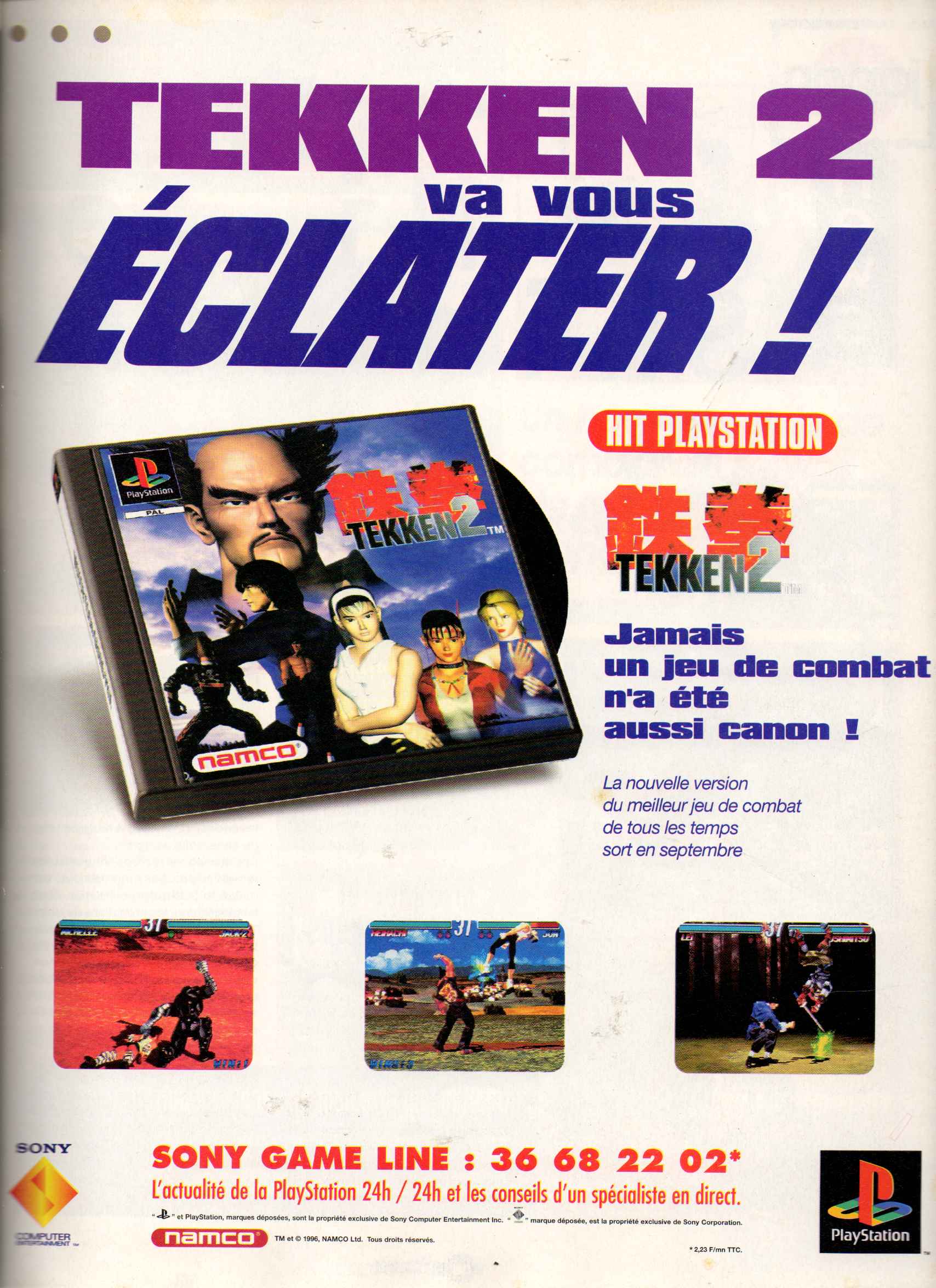 Les pubs des magazines pour les JV Tekken-2-etc3a9-1996-02